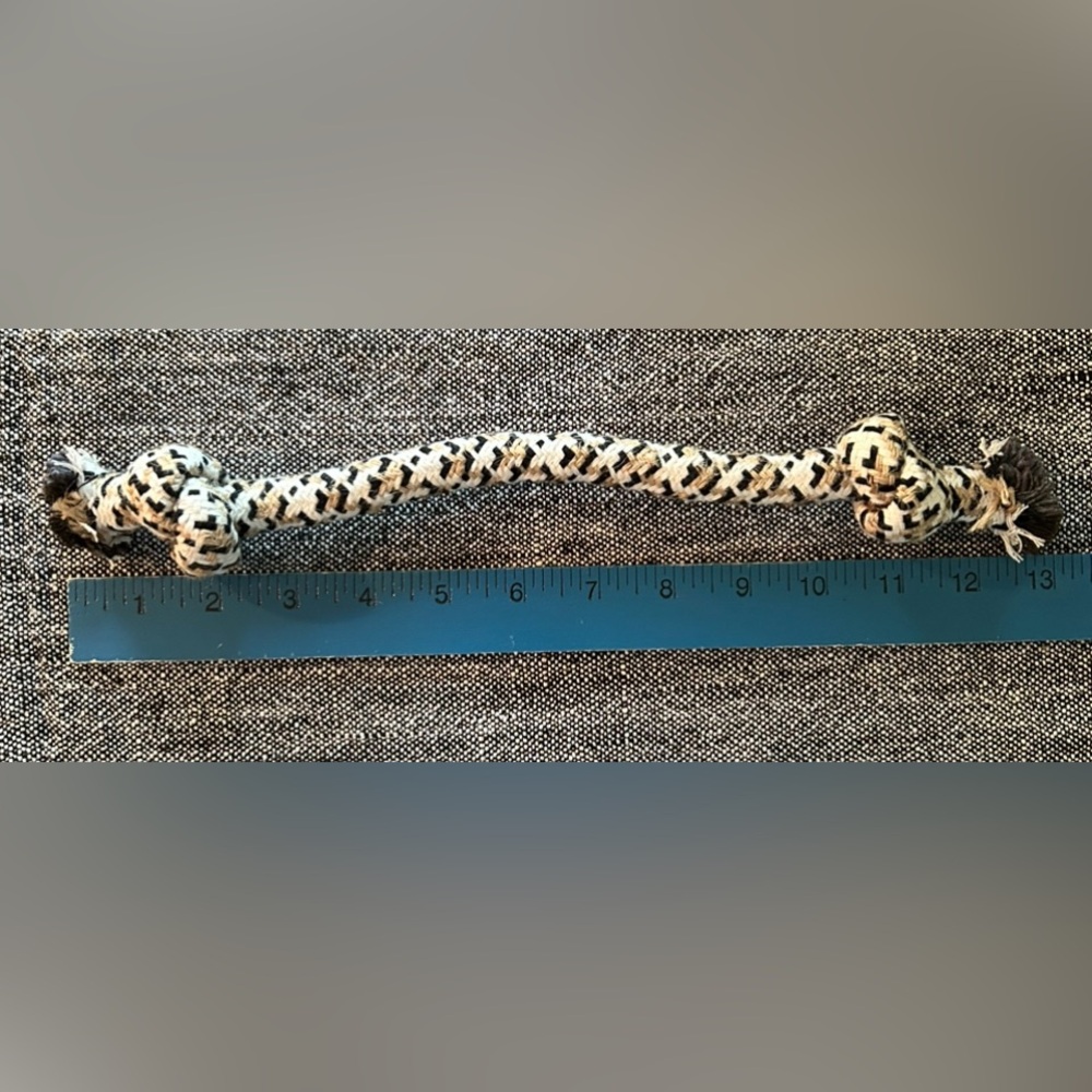 NWOT Hemp & Cotton Rope Dog Toy